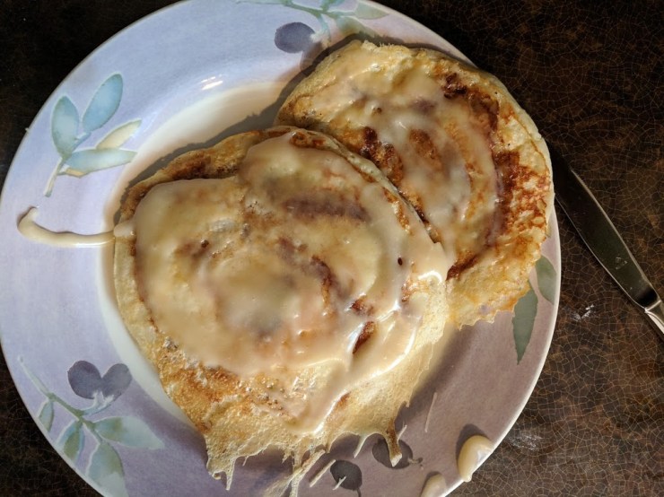 cin roll pancakes finished